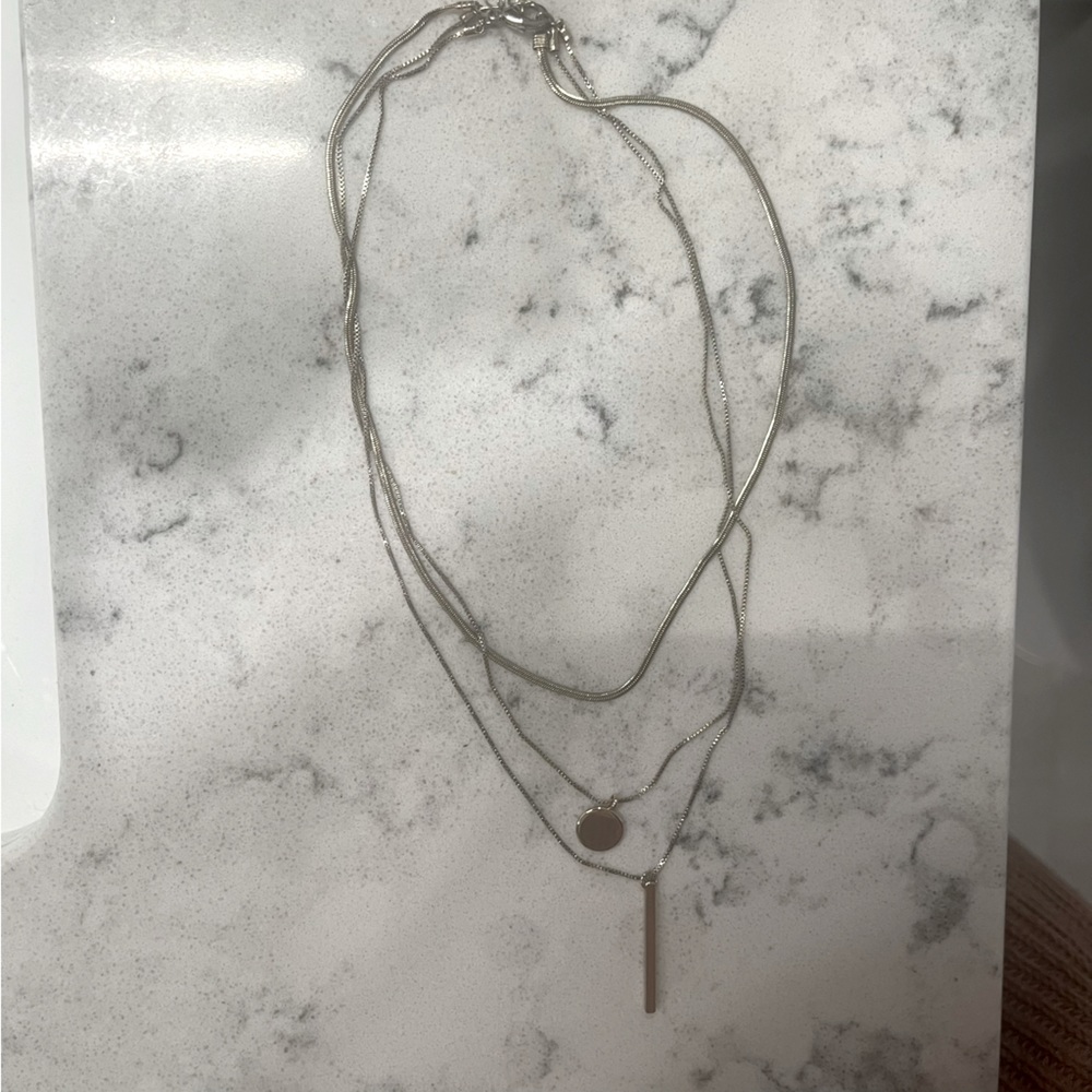 gold layered necklace